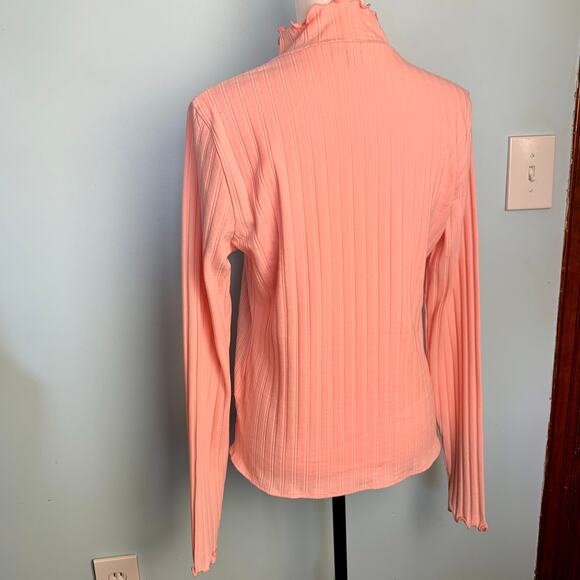 J. Crew Pointelle Knit Turtleneck Size Large - Picture 6 of 9